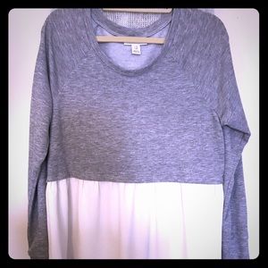 Motherhood Maternity Babydoll Sweatshirt